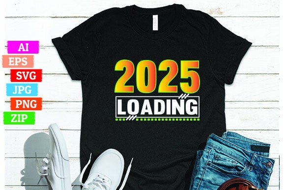 2025 Loading T‑Shirt Design for Print on Demand