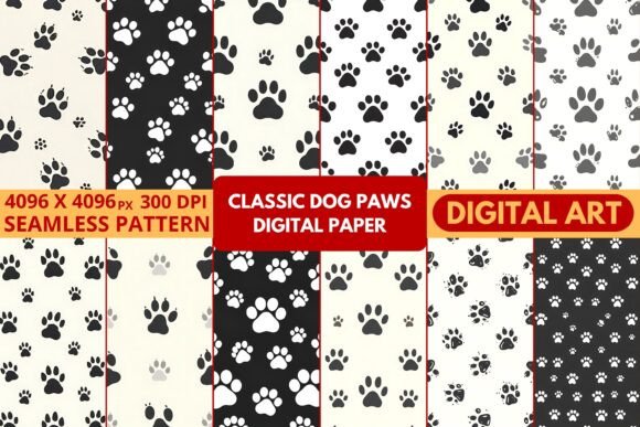 Classic Dog Paws Digital Paper: A Practical Review for Designers and Creators