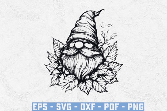 Fall Gnome and Flowers SVG & Christmas SVG: A Versatile Digital Collection for Creators and Small Business Owners