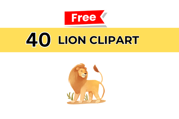 High-Resolution Lion Cliparts for Every Creator
