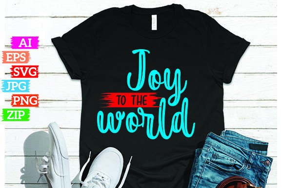 Joy to the World T-Shirt Design: Turning a Playful Message into a Profitable Print on Demand Asset