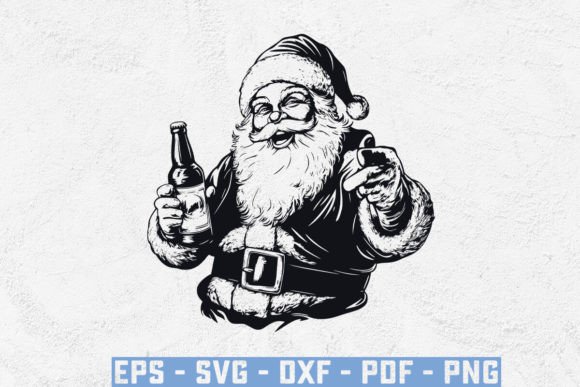 Raise a Toast to Festive Crafting with the Santa with Beer SVG Collection