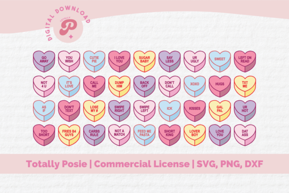 The Versatile Appeal of a Conversation Hearts SVG for Crafters and Designers