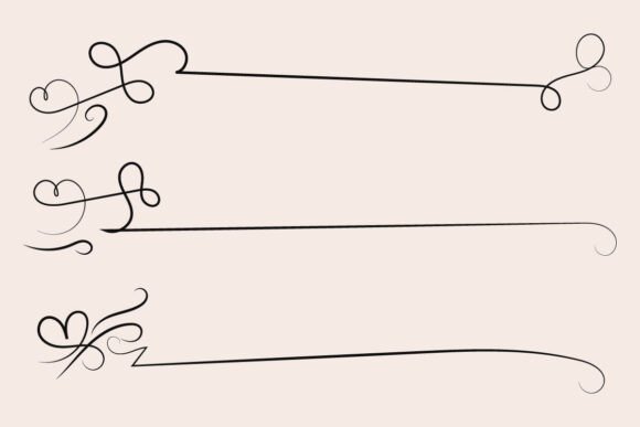 Valentine's Heart Divider Separator Line: Elegant Design for Any Romantic Project