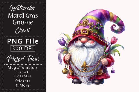Watercolor Mardi Gras Gnome Clipart: What to Know Before You Buy and Use