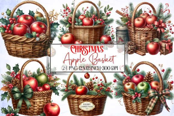 Why Christmas Apple Basket Clipart Is Redefining Seasonal Design for Creatives and Marketers